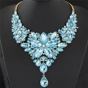 Ice on sale blue necklace