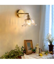 Nordic Style Modern Home Light Transprent Glass Vintage Wall Lamp